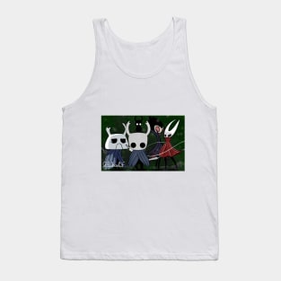 Hollow Knight, Hornet, Grimm, Zote (Fan Art) Tank Top